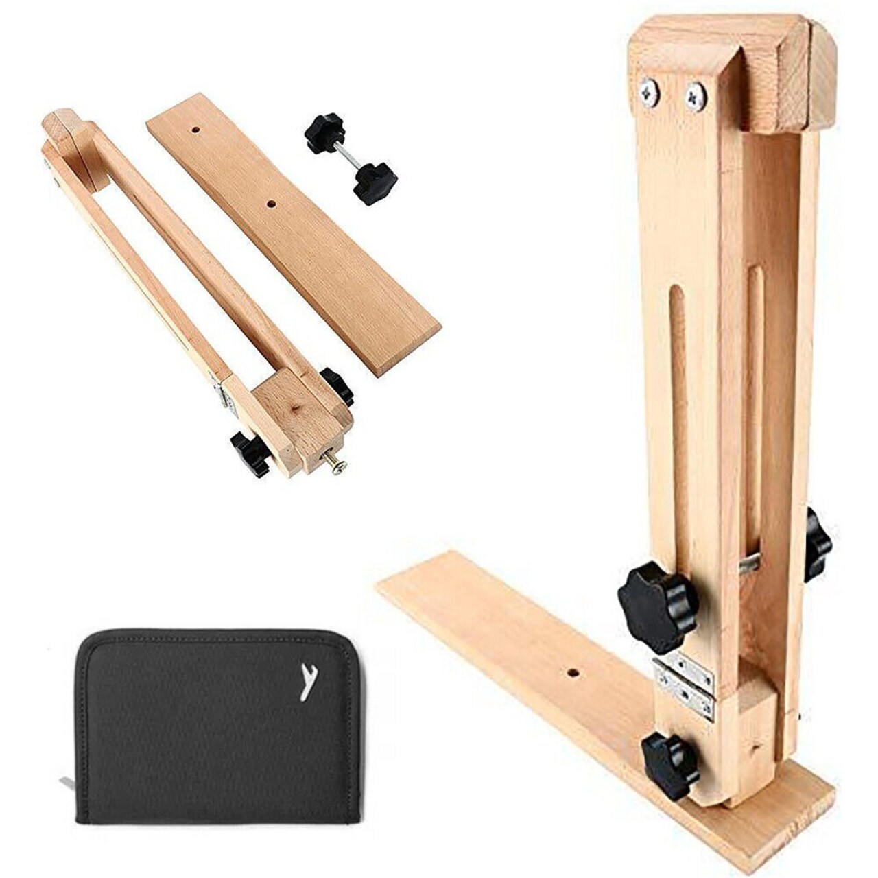 360° Adjustable Leather Craft Stitching Lacing Pony Horse Sewing Clamp DIY Tools